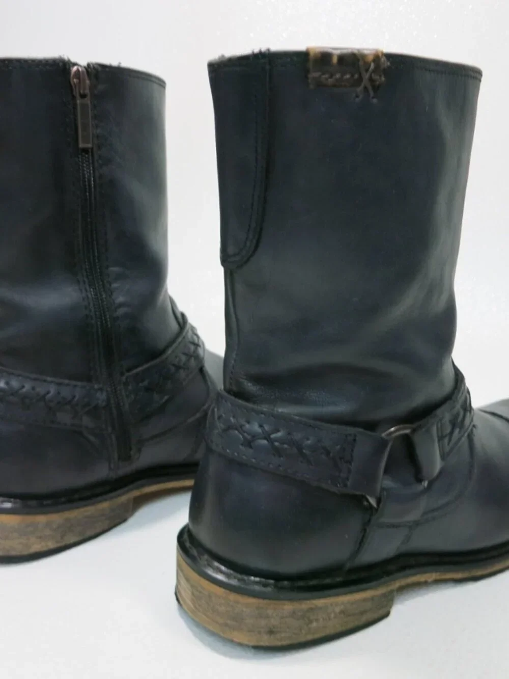 Harley Davidson Motor Cycles Harness Boots Footwear Shoes Men's Sz 9 M